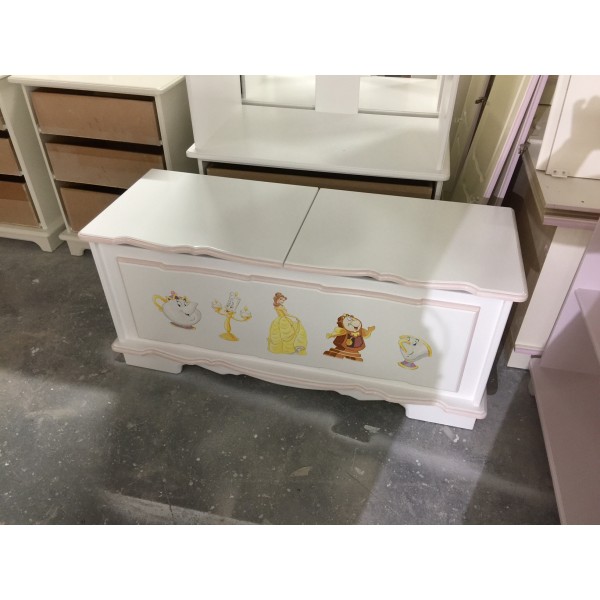 Toybox 4ft With Split Lid And Beauty Artwork